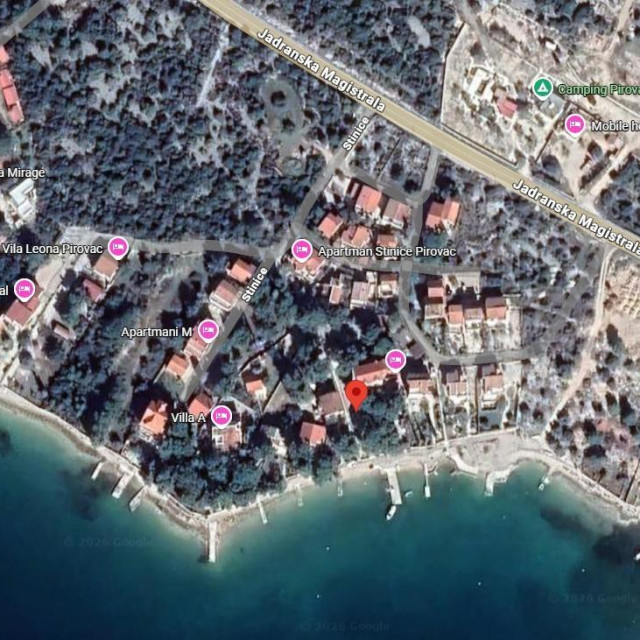 Položaj dviju čestica koje ZTC želi prodati