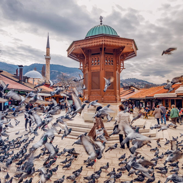 Sebilj na Baščaršiji motiv je najpoznatije sarajevske razglednice