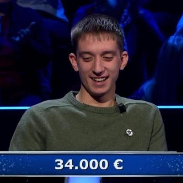 Tko želi biti Milijunaš?: maturant Đuro Hameršak