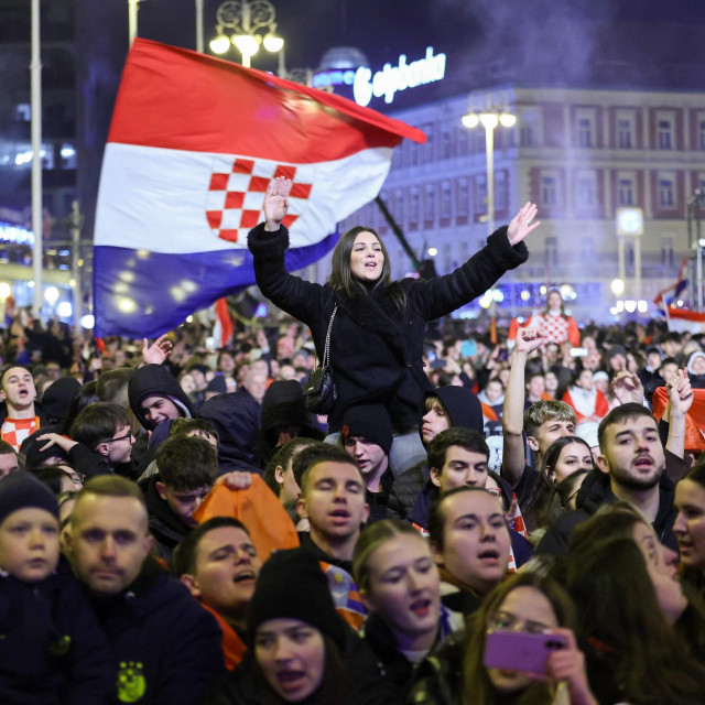 Detalj s dočeka u Zagrebu