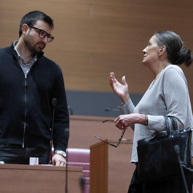 Zatupnici Marin Živković i Urša Raukar Gamulin
 