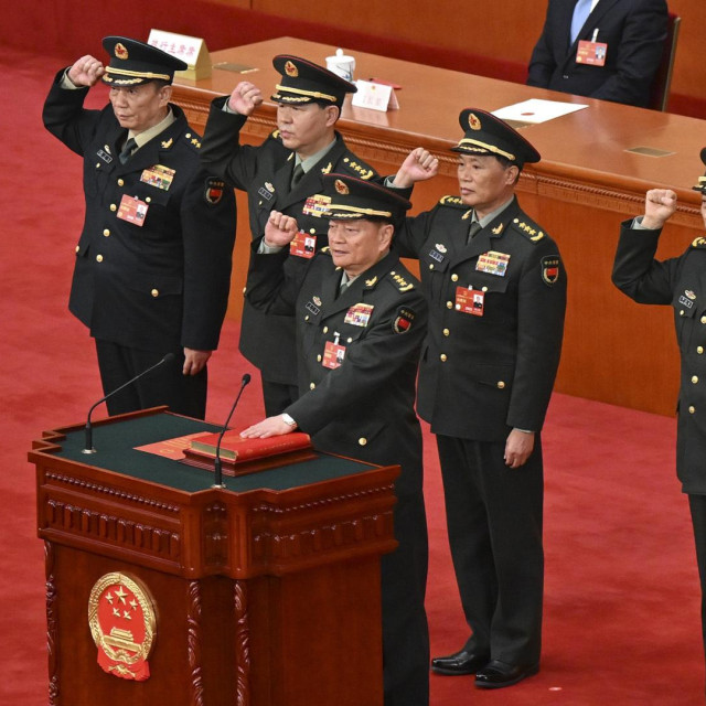 Zhang Youxia i članovi Centralnog vojnog komiteta, 2023. godine