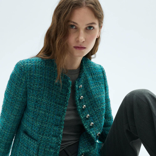 Mango jakna od tvida s džepom (28,99 eura)