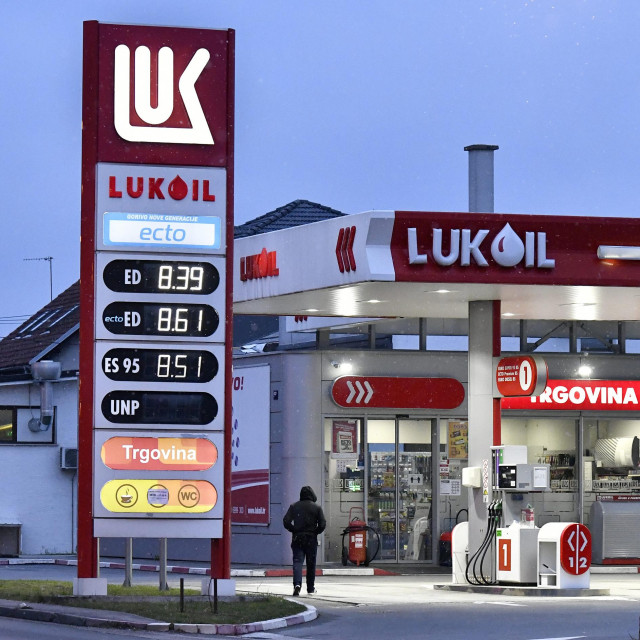 Benzinska postaja Lukoil u Zagrebu