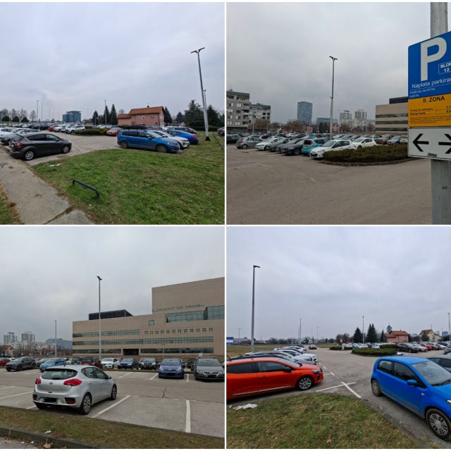 Parkiralište s južne strane NSK