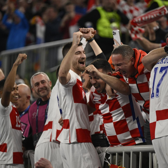 Slavlje Hrvatske nakon osvojene bronce