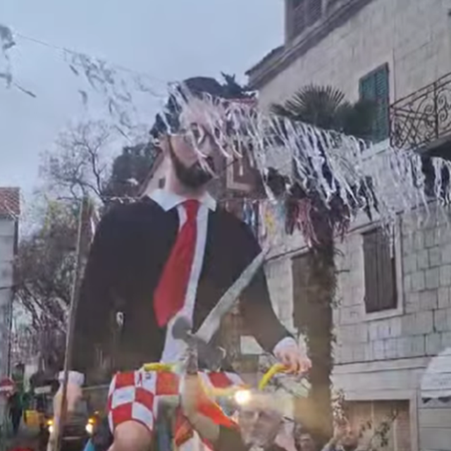 Detalj s karnevala u Kaštel Kambelovcu