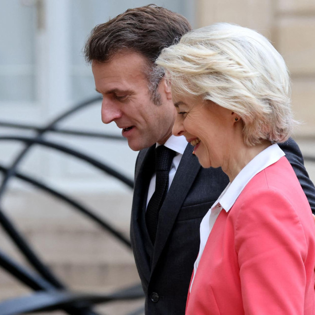 Emmanuel Macron i Ursula von der Leyen