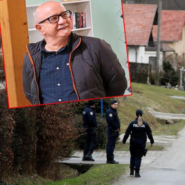 Policijski očevid u Malom Mihaljevcu; ubijeni karikaturist Damir Novak