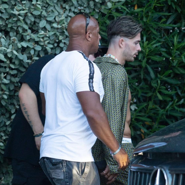 Jack Grealish na izlazu iz noćnog kluba na Ibizi