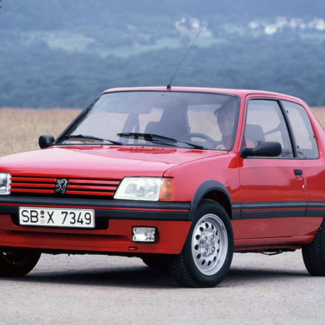 Peugeot 205 1.6 GTi,, ilustracija