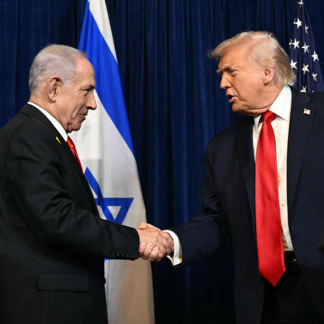 Donald Trump i Benjamin Netanyahu u prosincu u Trumpovu klubu Mar-a-Lago na Floridi