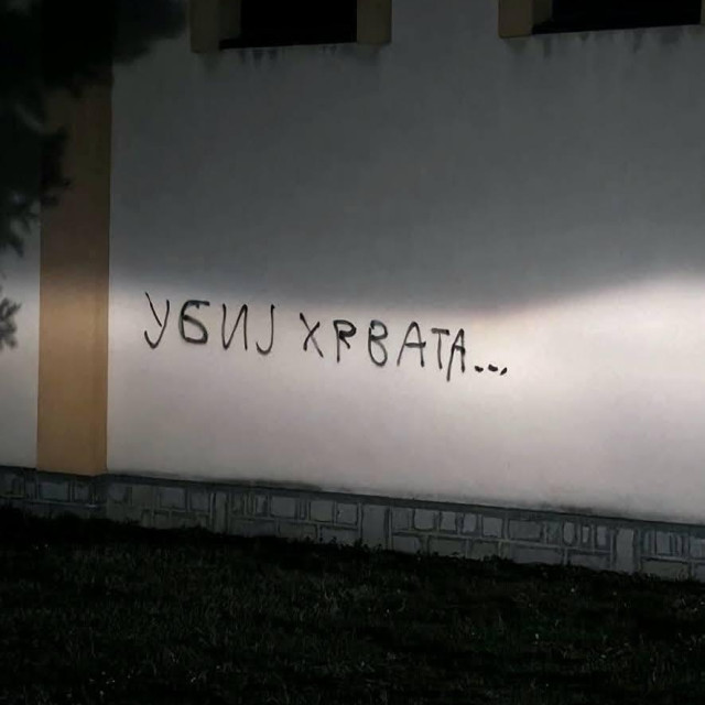 ‘Ubij Hrvata‘ na katoličkoj crkvi