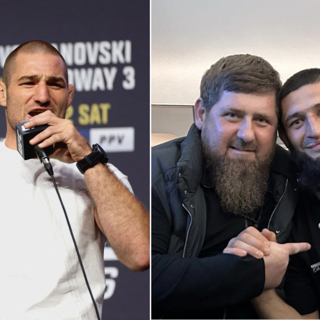 Sean Strickland, Ramzan Kadyrov i Khamzat Chimaev
