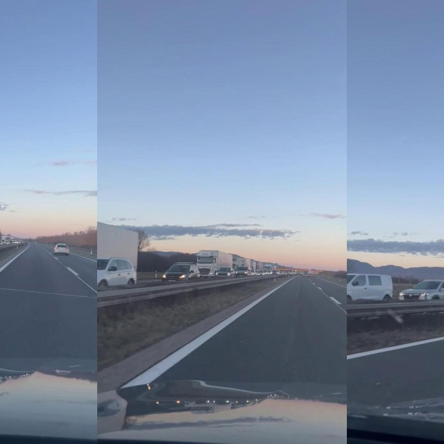 Stvorila se velika kolona zbog policijskog ‘lijevka‘ na Draganiću