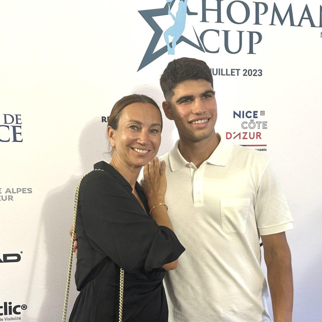 Iva Majoli i Carlos Alcaraz