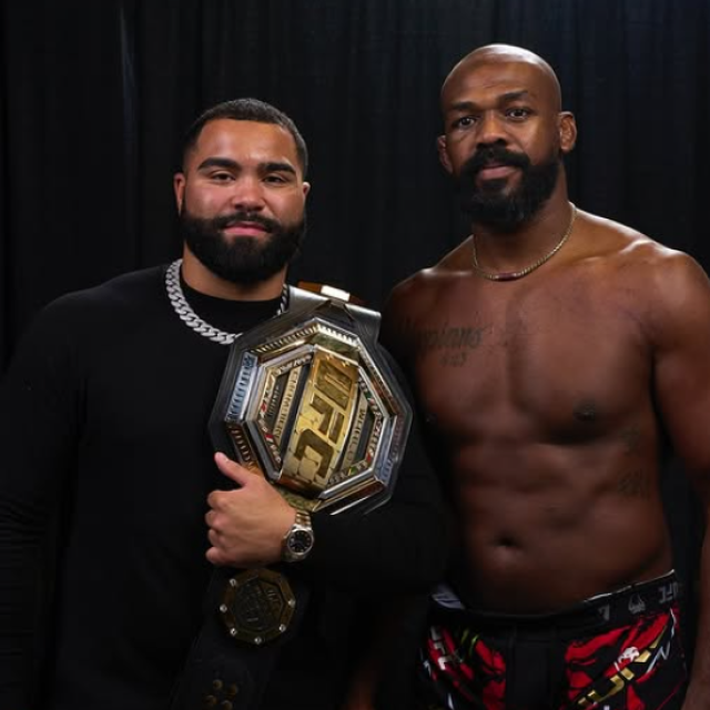 Gable Steveson i Jon Jones