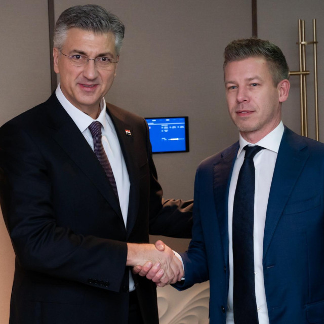 Andrej Plenković i Peter Magyar