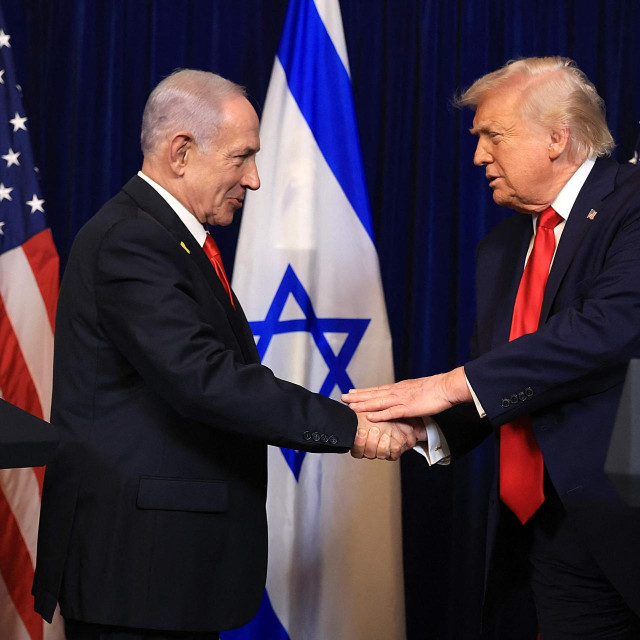 Donald Trump i Benjamin Netanyahu,

fotografija je snimljena 29. prosinca 2025, nakon bilateralnog sastanka 