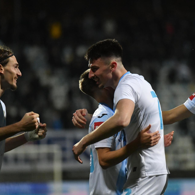 Tiago Dantas i Ante Matej Jurić u proslavi pogotka