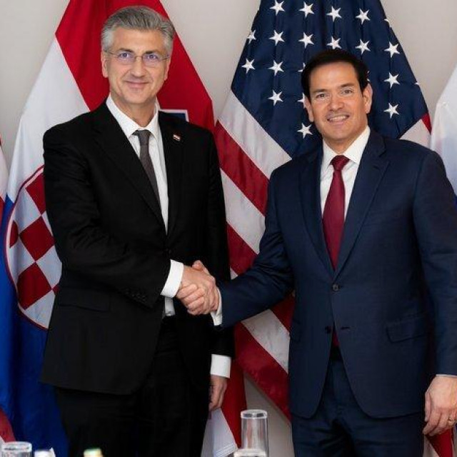Andrej Plenković i Marco Rubio na Sigurnosnoj konferenciji u Münchenu