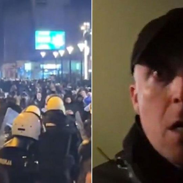 Neredi u Novom Sadu i batinaš koji je napao novinara