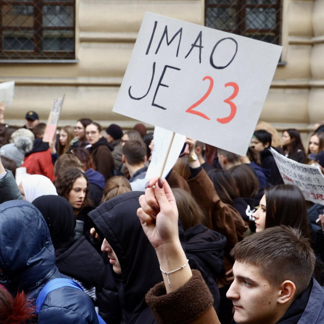 Prosvjed u Sarajevu