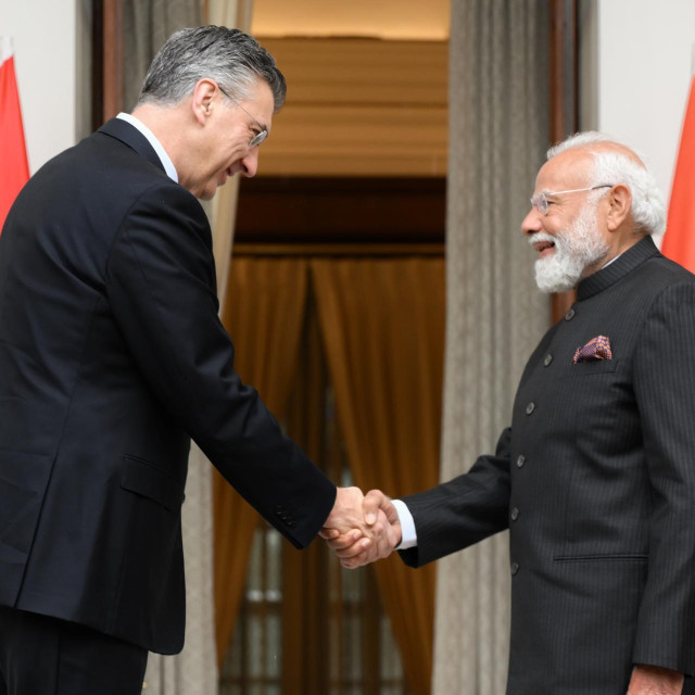 Andrej Plenković i Narenda Modi