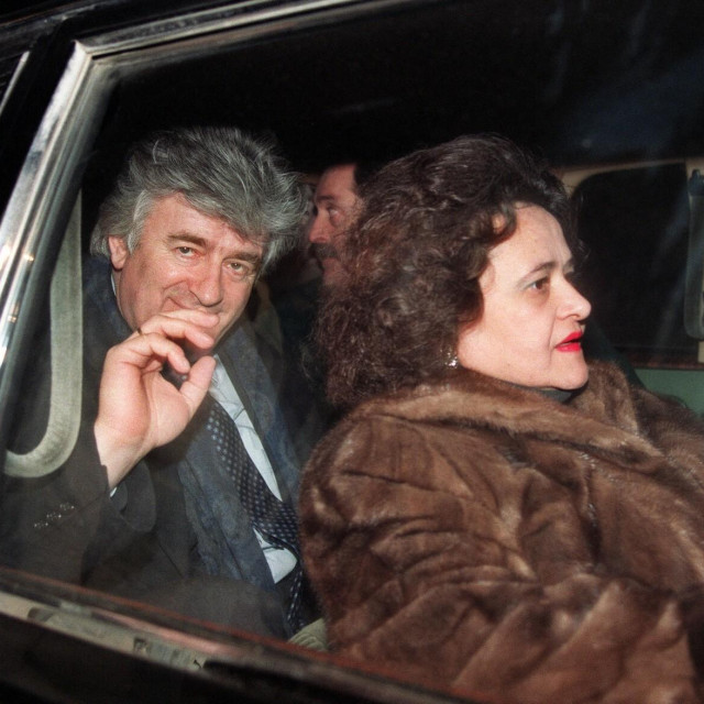 Radovan i Ljiljana Karadžić snimljeni 1994. u Moskvi