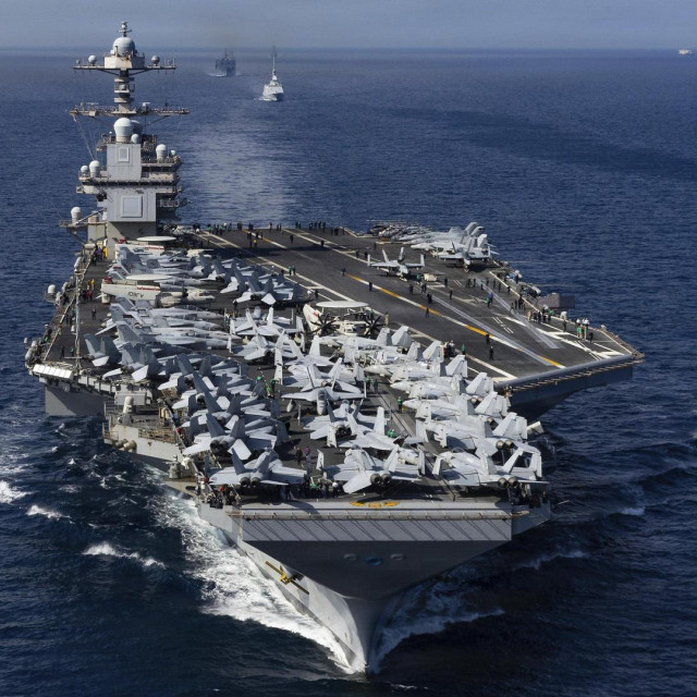 Američki nosač aviona USS Gerald Ford (arhivska fotografija)