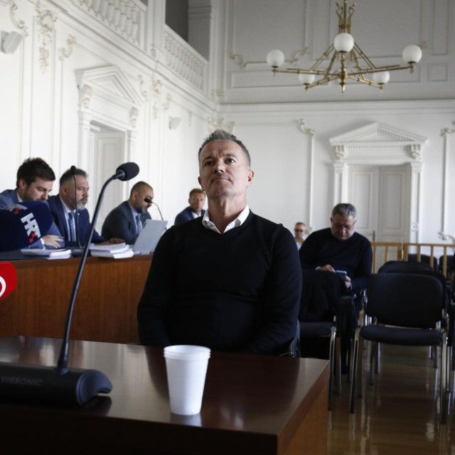 Joško Jeličić na suđenju braći Mamić u aferi Dinamo 2 na Županijskom sudu u Osijeku 