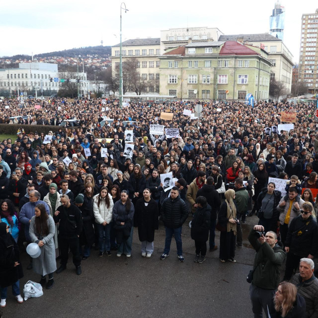 Prosvjed u Sarajevu