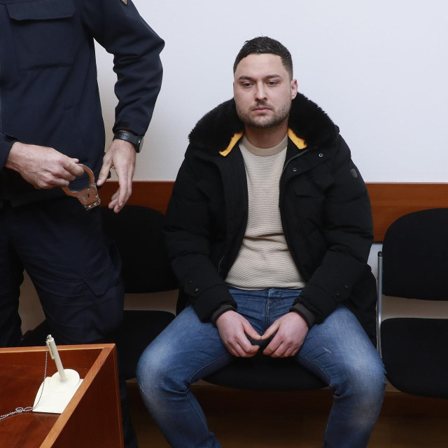 Stefan Prelić na Općinskom kaznenom sudu u Zagrebu gdje mu se sudi zbog izazivanja prometne nesreće 