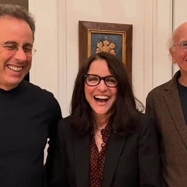 Jerry Seinfeld, Julia Louis-Dreyfus i Larry David 