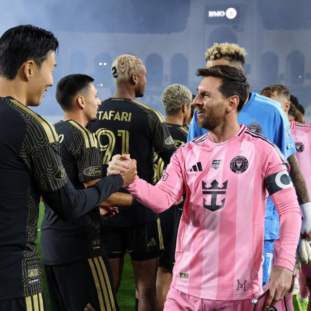 Pozdrav Sona i Messija uoči utakmice LAFC - Inter Miami