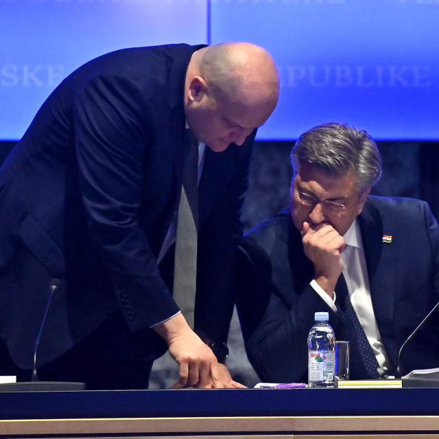 Ante Šušnjar i Andrej Plenković