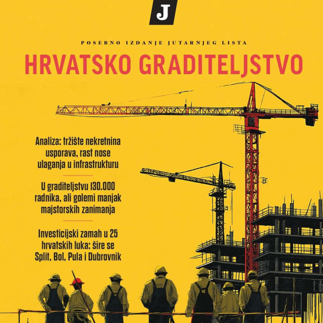 Naslovnica specijalnog izdanja Jutarnjeg lista Hrvatsko graditeljstvo