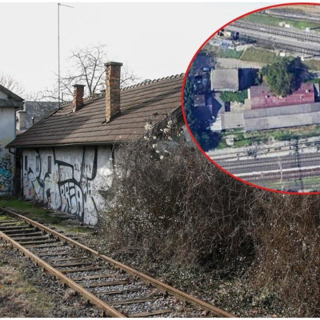 Nekretnina u privatnom vlasništvu koja se prodaje usred pruge kod Glavnog kolodvora