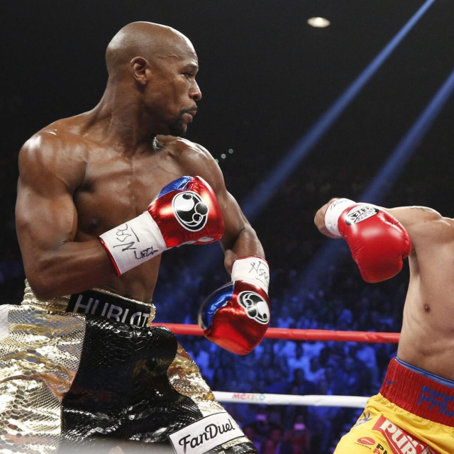 Mayweather protiv Paccquiaa, 2015. godine u Las Vegasu