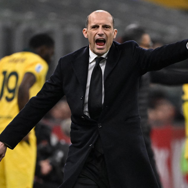 Trener Milana Massimiliano Allegri 