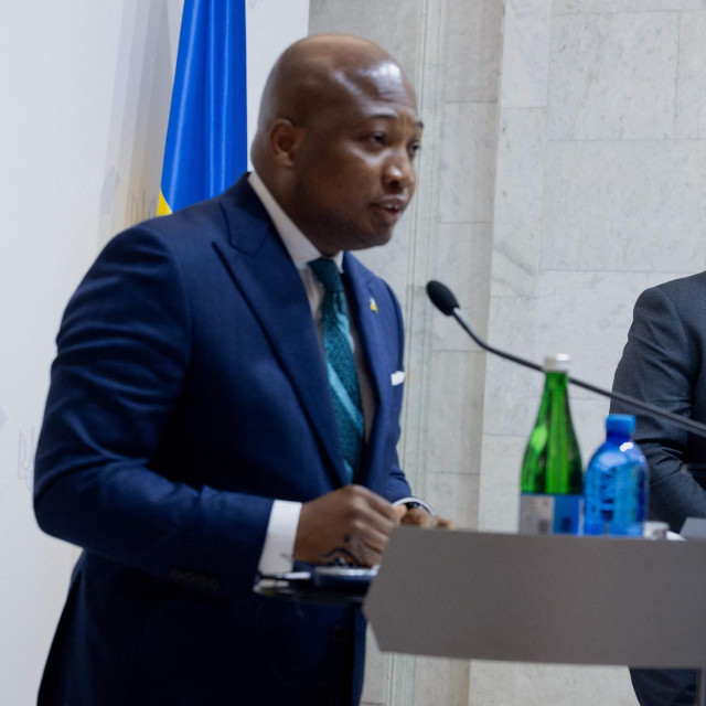 Samuel Okudzeto Ablakwa i Andrii Sibiha