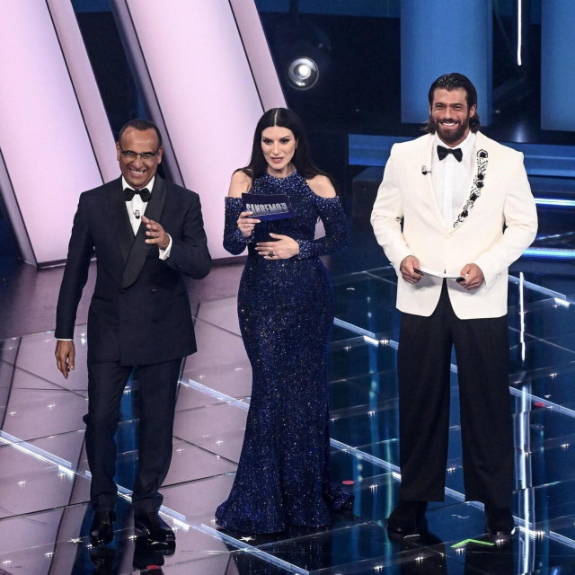 Carlo Conti, Laura Pausini i Can Yaman