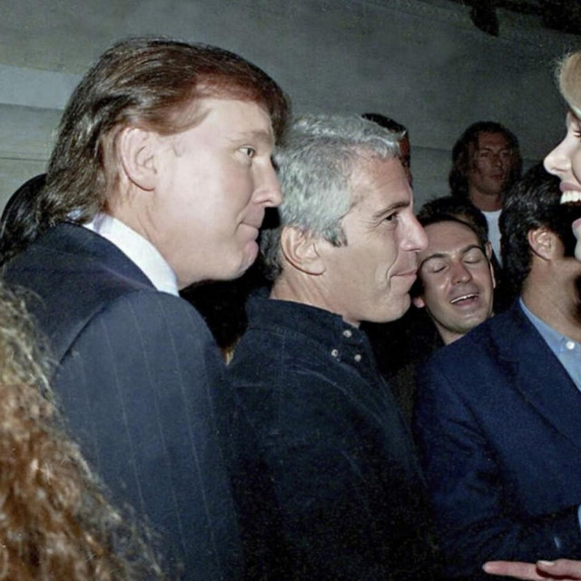 Jedna od fotografija na kojima su Donald Trump i Jeffrey Epstein