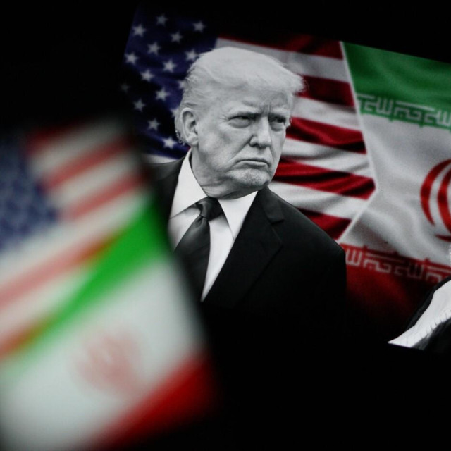 Ilustracija Donald Trump i Ali Hamenei