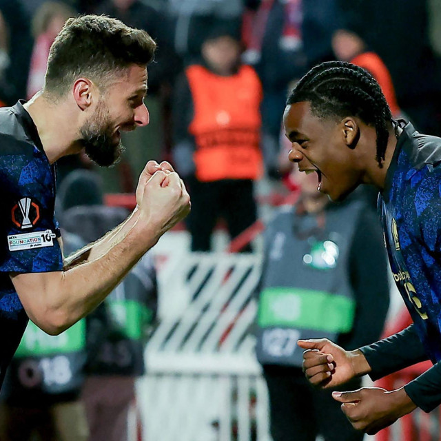 Olivier Giroud i Nathan Ngoy izbacili su Zvezdu iz Europske lige 