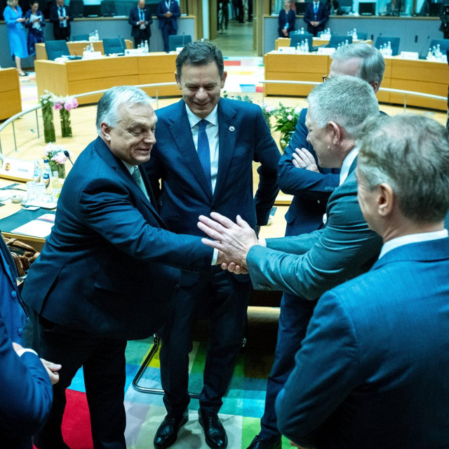 Viktor Orban i Robert Fico u Bruxellesu