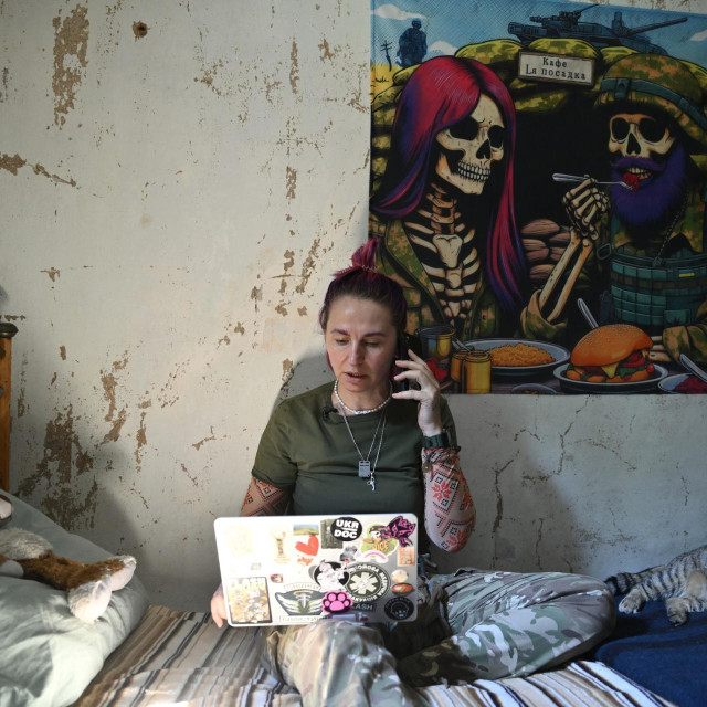 Ilustracija, pripadnica ukrajinske 412. brigade bespilotnih sustava, poznate kao „Nemesis”, koja je zaslužna za šestinu svih obaranja ruskih dronova