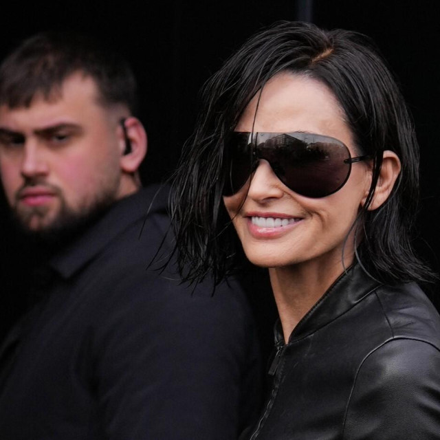 Demi Moore na reviji Guccija