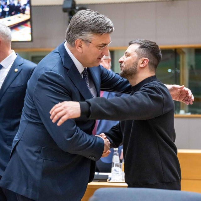 Andrej Plenković i Volodimir Zelenski