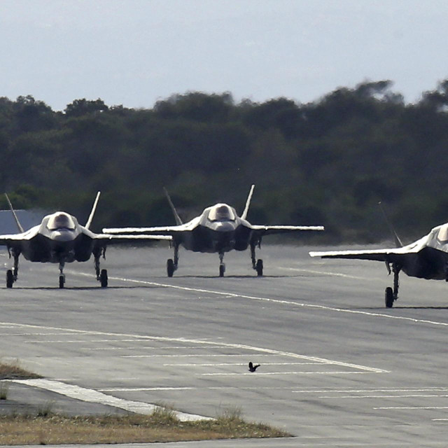 Zrakoplovi F-35B u bazi Akrotiri